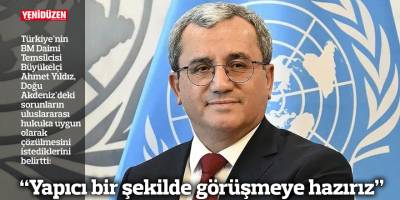 “Yapıcı bir şekilde görüşmeye hazırız”