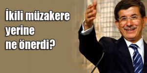 Davutoğlundan yeni Kıbrıs hamlesi