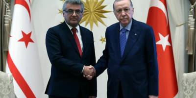 Cumhurbaşkanı  Erhürman, TC Cumhurbaşkanı Recep Tayyip Erdoğan'la Ankara'da görüştü 