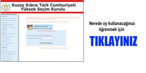 Sandık yerleri internette