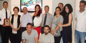 Çerçioğlu ödülünü aldı