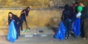 CTP-BG Lefkoşayı temizlemeye başladı bile...