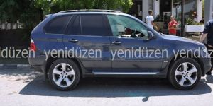 Lüks araç taşlandı!