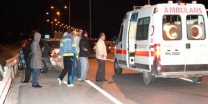 Vidanjör çarptı 25 metre sürüklendi