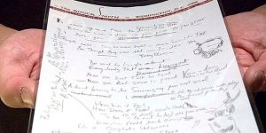 Şarkı sözü müsveddelerine rekor ödeme