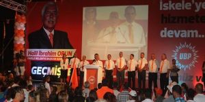 UBP İskelede miting düzenledi