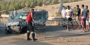 Hem kaza, hem de yangın!