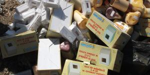 “Kaçak malzemeler imha edildi”