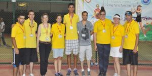 Tenis turnuvası tamamlandı