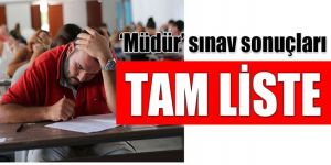 KHK SINAV SONUÇLARINI AÇIKLADI