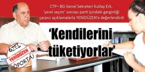 ‘Kendilerini tüketiyorlar’