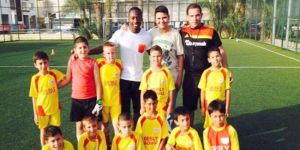 Eyong Dumlupınarlı minikleri ziyaret etti