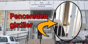 Kasayı açmaya çalıştılar!