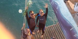 Yatırım çağrısı için yüzüyor