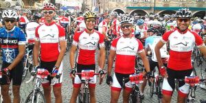 Bisikletçiler İtalya’da yarıştı