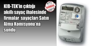 İhaleye 6 firma katıldı