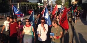 Bağımsız Kıbrıs için yürüdüler 