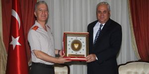 Yorgancıoğlu, komutanları kabul etti