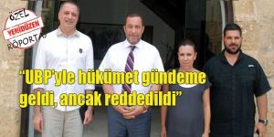 Serdar Denktaş, YENİDÜZEN ekibiyle buluştu