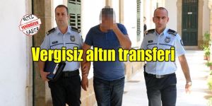 Külçe altınlarla YAKALANDI