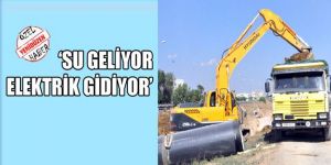 Su projesinden elektrik şebekesi çöküyor