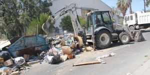 Lefkoşa Sanayi Bölgesinde temizlik başladı