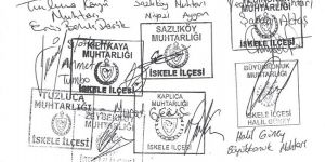 Büyükkonuk’ta imza kampanyası başlatıldı