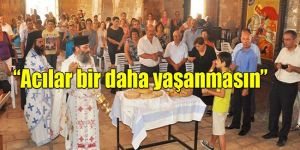 Kserinos Kilisesi’nde, barış mesajı