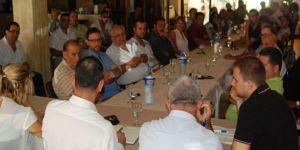 Harmancı Dereboyu esnafını dinledi