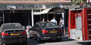 Otelde korkutan yangın