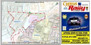 Kıbrıs Rallisi için kapanacak yollar açıklandı