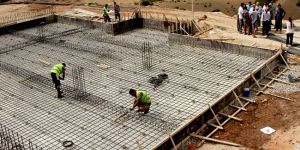 Yeşilköyde depo inşaatına başlandı