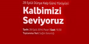 28 Eylül Dünya Kalp Günü yürüyüşü