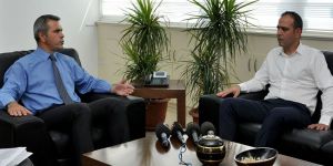 Uluçay ile Harmancı görüştü