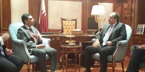 Nami, Katar Dışişleri Bakanı ile görüştü