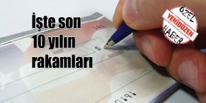 Karşılıksız çekenler DÜŞÜŞTE