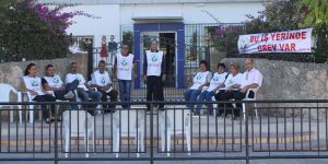 Kamu-İş 2 okulda grevde