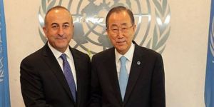 Ban ile Çavuşoğlu müzakereleri konuştu