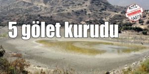 Yağışlar göletleri kurtarmaya yetmedi