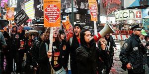 ABDde polis şiddetine protesto