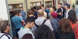 Lokmacı’da geçiş eziyeti