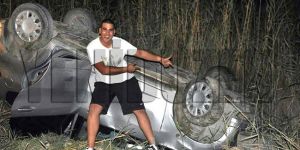 Takla attı, fotoğraf çektirdi!