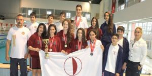 Yüzme yarışları tamamlandı