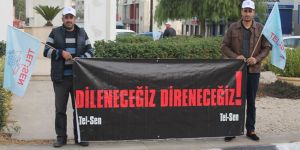 Tel-Senden pankart açma eylemi