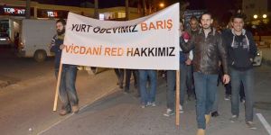 Vicdani Retçi Tufanlı için yürüdüler