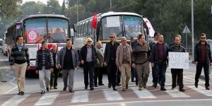 Meclis önünde ARAÇLI EYLEM