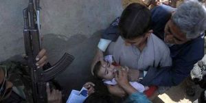 Çocuk aşısı yapan ekibe saldırı