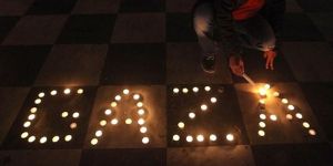 Gençlerden Gazzeye destek eylemi