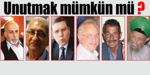 2014’te yitirdiklerimiz...