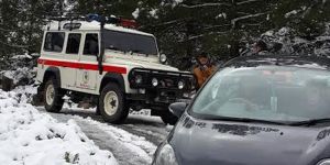 Beşparmak Dağlarında mahsur kaldılar